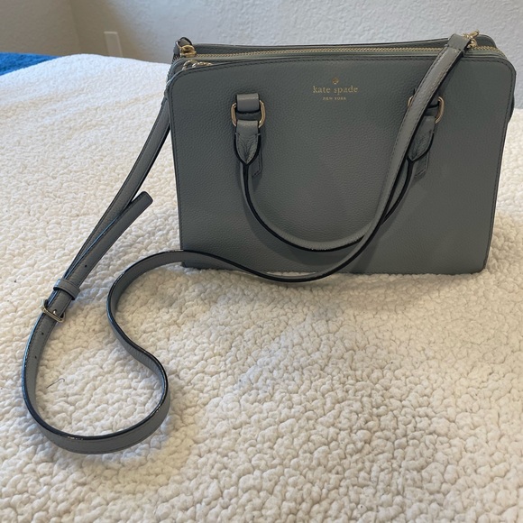 Kate Spade Leather Blue Purse - Picture 3 of 7